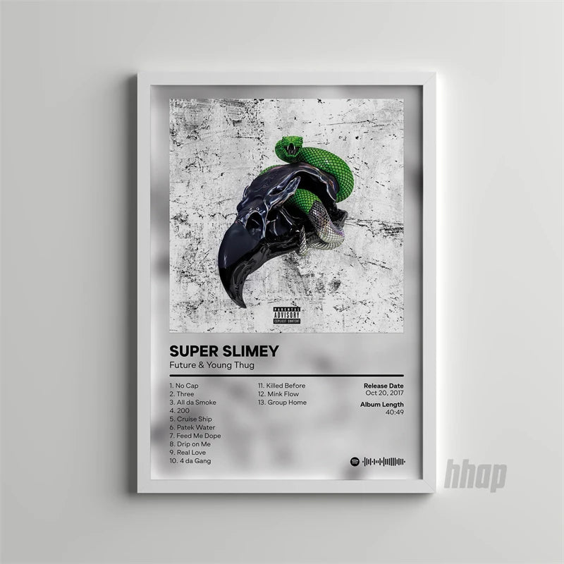 Rap Music Album Cover Future/NBA YB Poster
