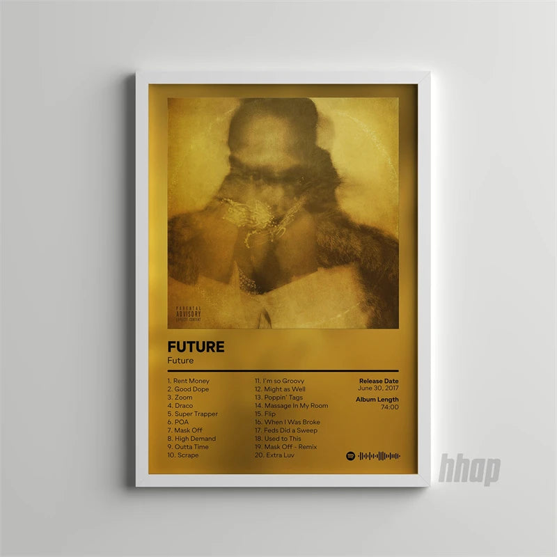 Rap Music Album Cover Future/NBA YB Poster