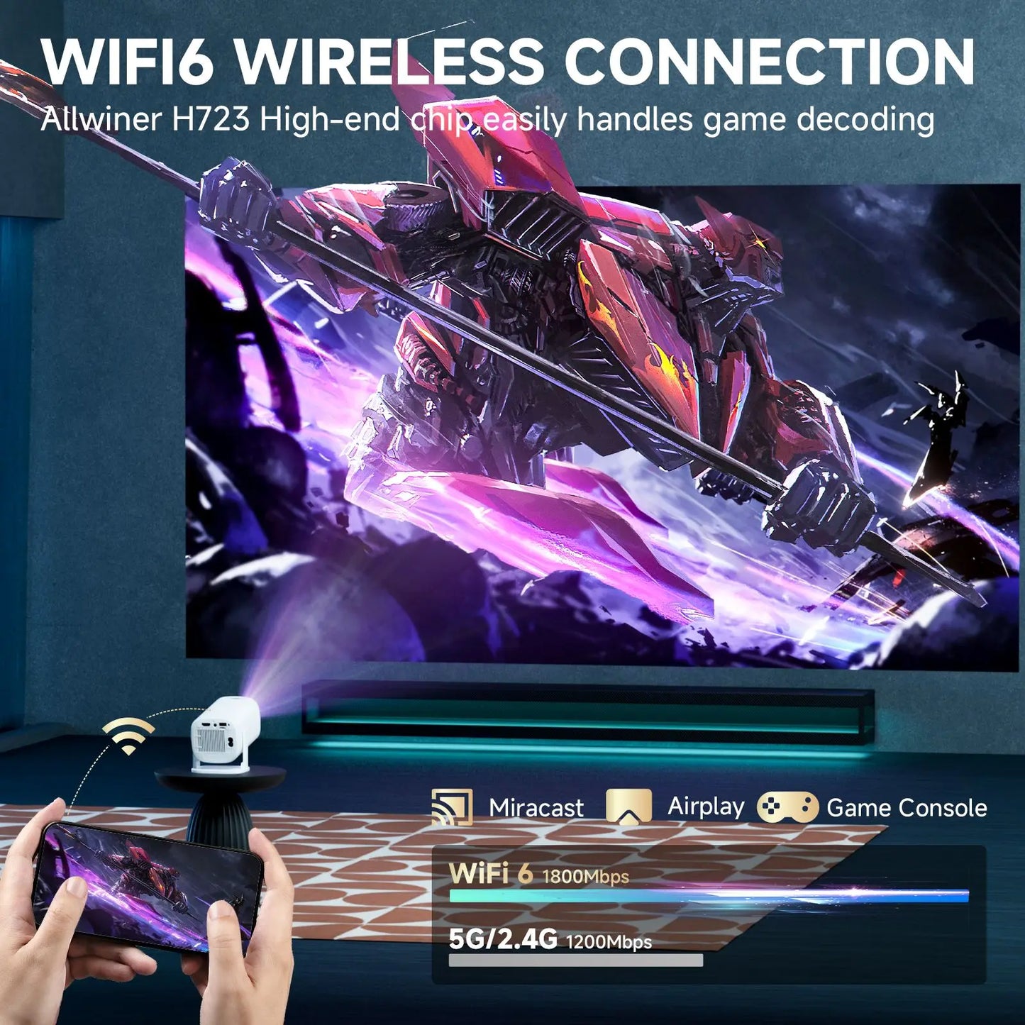 P30 PRO Smart Mini Projector