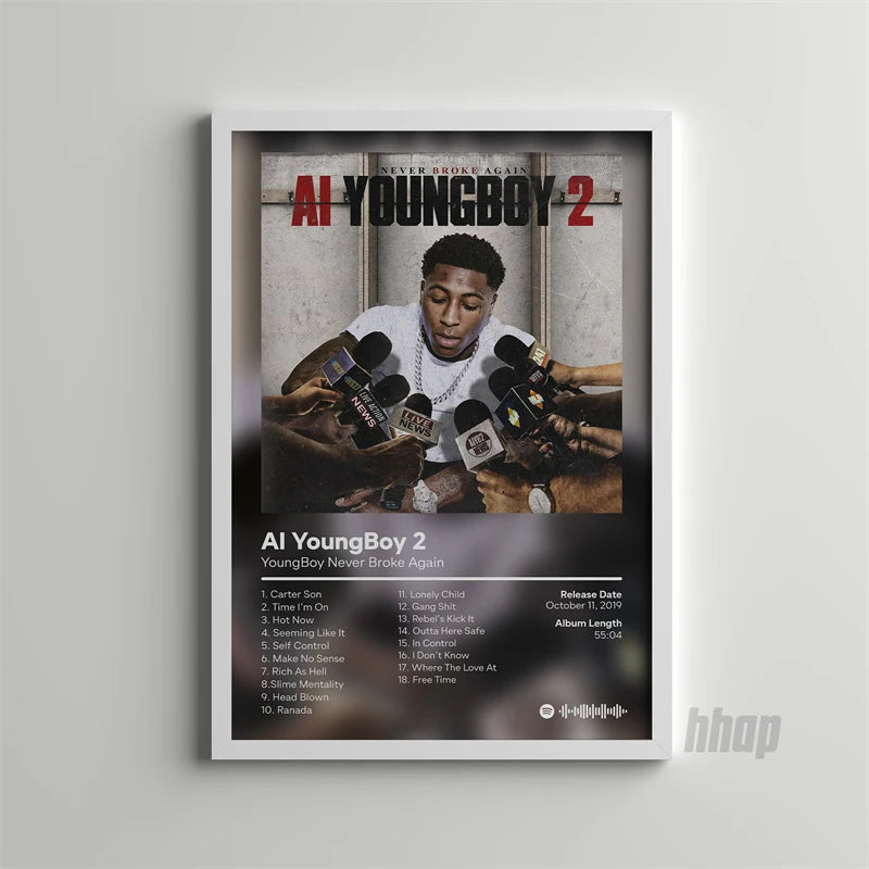 Rap Music Album Cover Future/NBA YB Poster