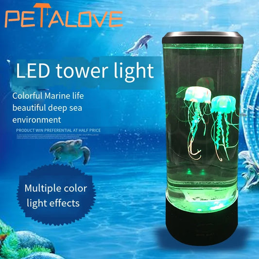 Jellyfish Lamp RGB LED Mood Aquarium Ocean Night Lights