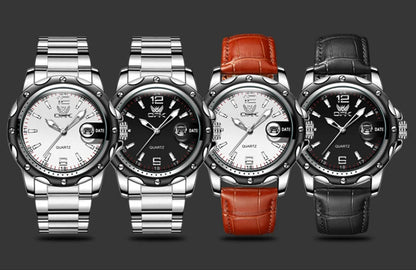 OPK 6026 Leather Luxury Quartz Watch