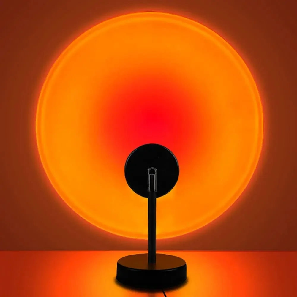 Led Night Light USB Rainbow Sunset Red Sun Projection Desk Lamp