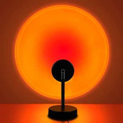 Led Night Light USB Rainbow Sunset Red Sun Projection Desk Lamp