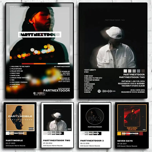 PARTYNEXTDOOR Music Album Cover Posters
