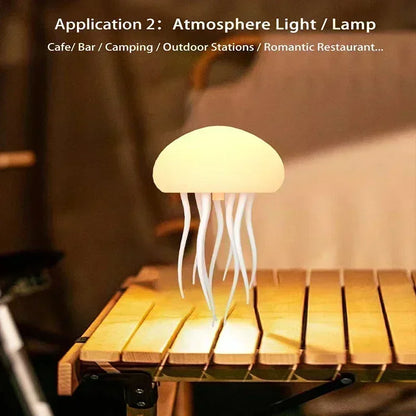 Upgraded Silent Jellyfish Lamp With Dancing Legs, w. Voice Control