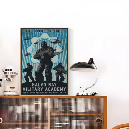 Gears Of W-Wars Classic Posters Waterproof Paper Sticker