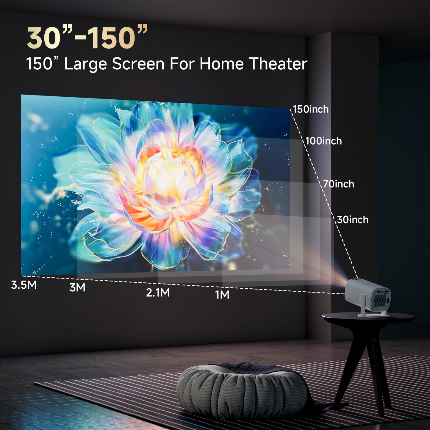 P30 Pro Portable Mini Projector
