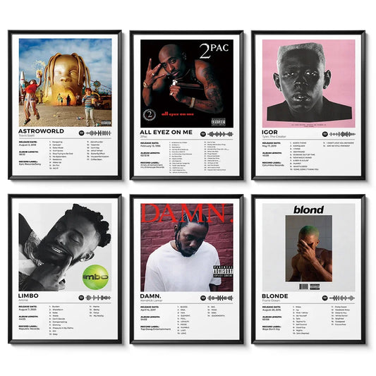 Music Album Covers Poster Rapper
