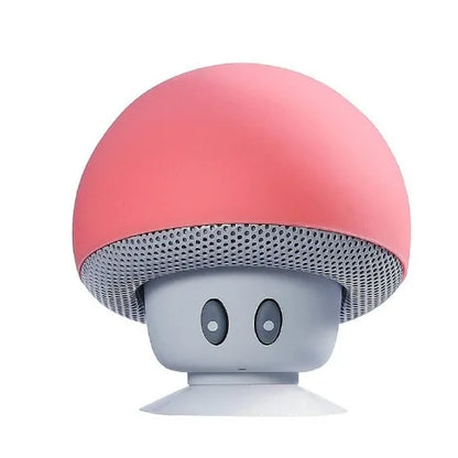 Mini Mushroom Bluetooth Speaker Waterproof Suction Cup