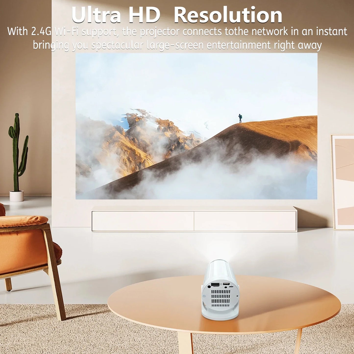 RY008 HD Portable Mini Projector