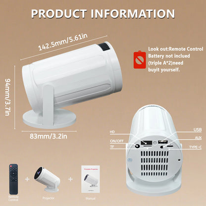 RY008 HD Portable Mini Projector