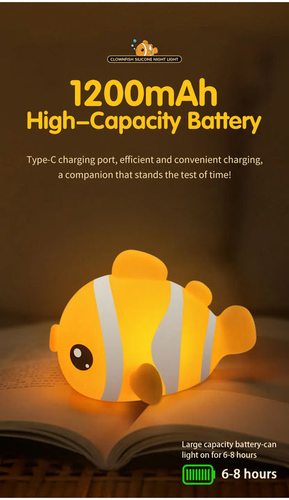 Cute Animal Led Night Light Bedroom Bedside Table Lamp