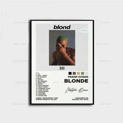 Blond Frank Ocean Poster