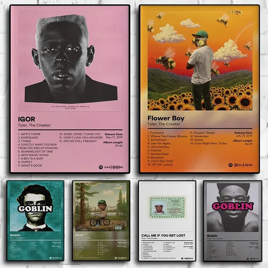 Music Album Cover Artist Tyler The Creator Poster
