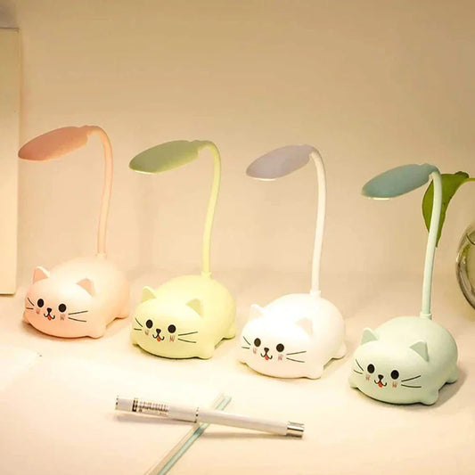 Cartoon Cute  Animal Usb Recharge Battery Led Table Night Light