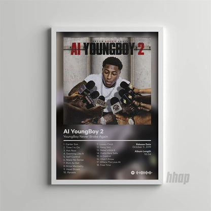 Rap Music Album Cover Future/NBA YB Poster