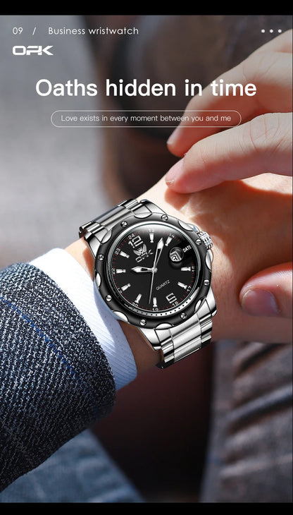 OPK 6026 Leather Luxury Quartz Watch